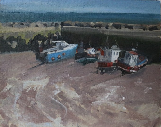 low tide at staithes harbour Susanna Heath