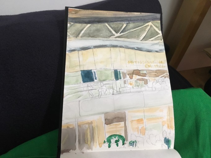 Kings Cross Station from Leon's cafe